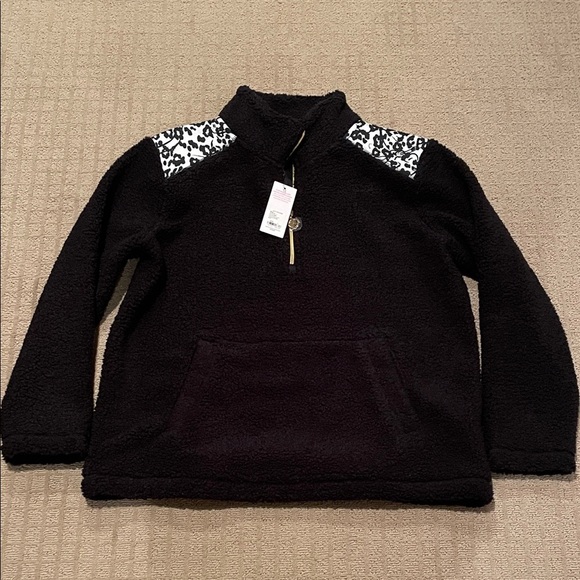 Lilly Pulitzer Wallen Sherpa Half Zip - Picture 1 of 3